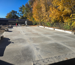 Concrete driveway installation in Utah County