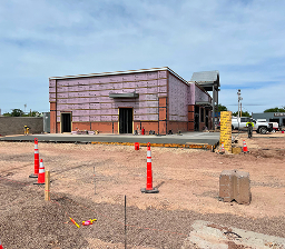 Concrete foundation work for new construction